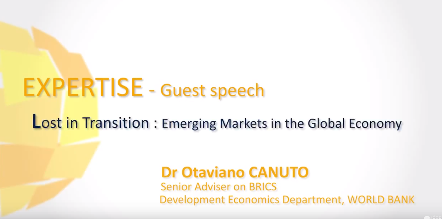 Read more about the article IÉSEG – Dr. Otaviano Canuto on emerging markets in the global economy