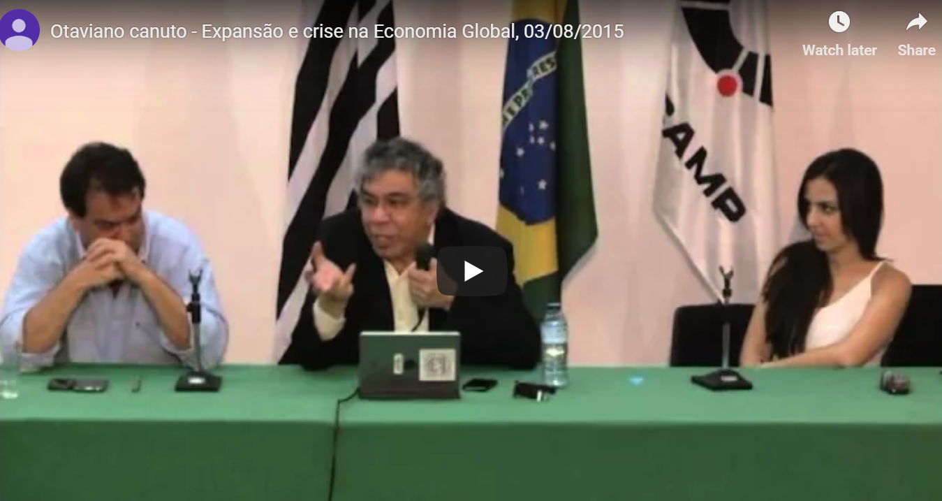 Read more about the article Otaviano Canuto – Expansão e Crise na Economia Global