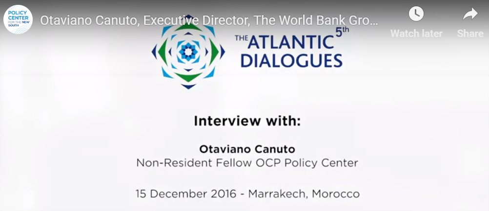 Read more about the article Interview at the 2016 Atlantic Dialogues