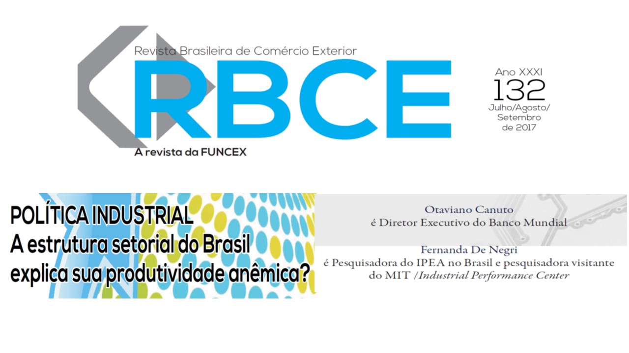 Read more about the article A estrutura setorial do Brasil explica sua produtividade anêmica?