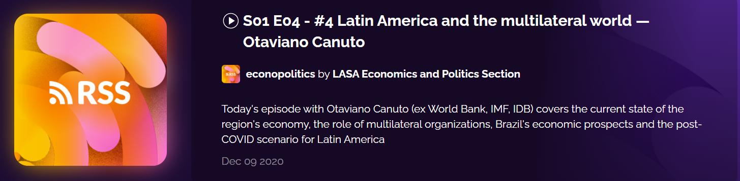 Read more about the article Latin America and the multilateral world — Otaviano Canuto
