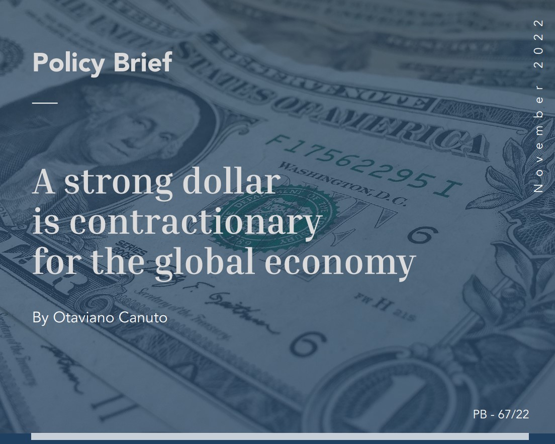 Read more about the article A strong dollar is contractionary for the global economy