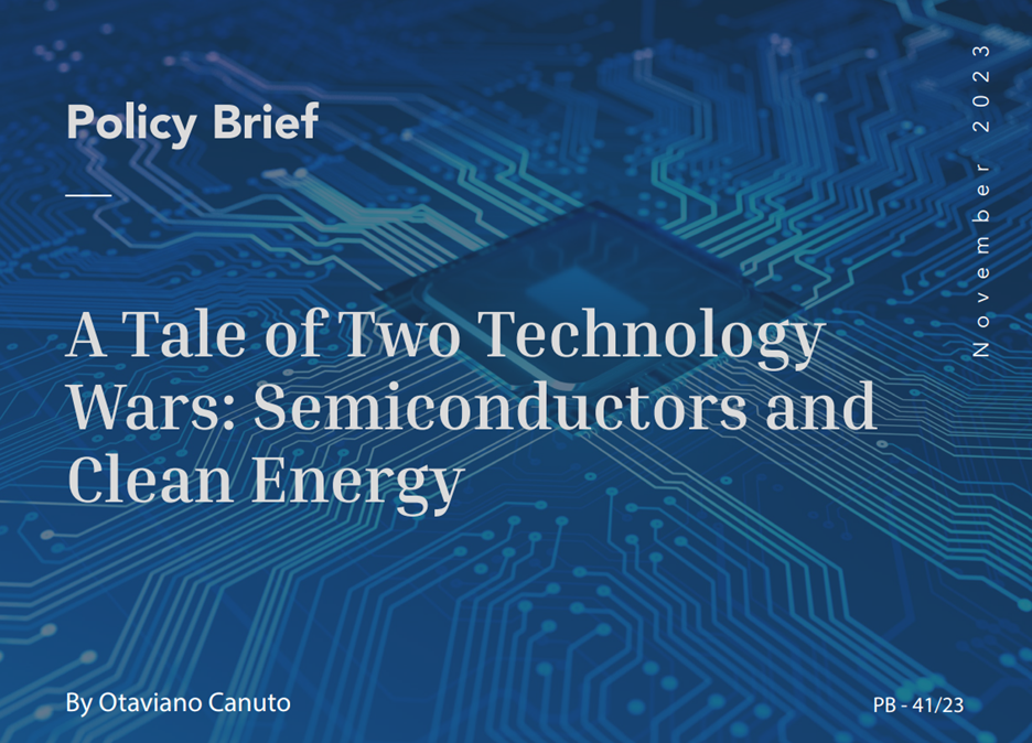 Read more about the article A Tale of Two Technology Wars: Semiconductors and Clean Energy