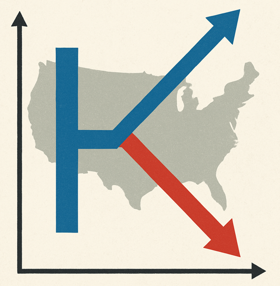Read more about the article How Sustainable Is The U.S. Economic ‘K’?