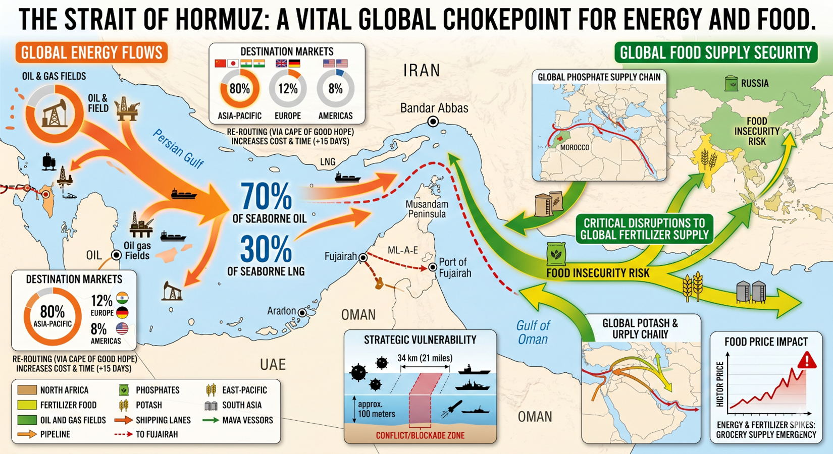 Read more about the article Dire Strait of Hormuz: A Chokepoint for Global Food and Energy
